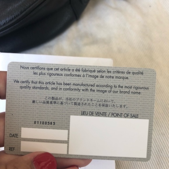 Dior Black Saddle Purse - Picture 2 of 8